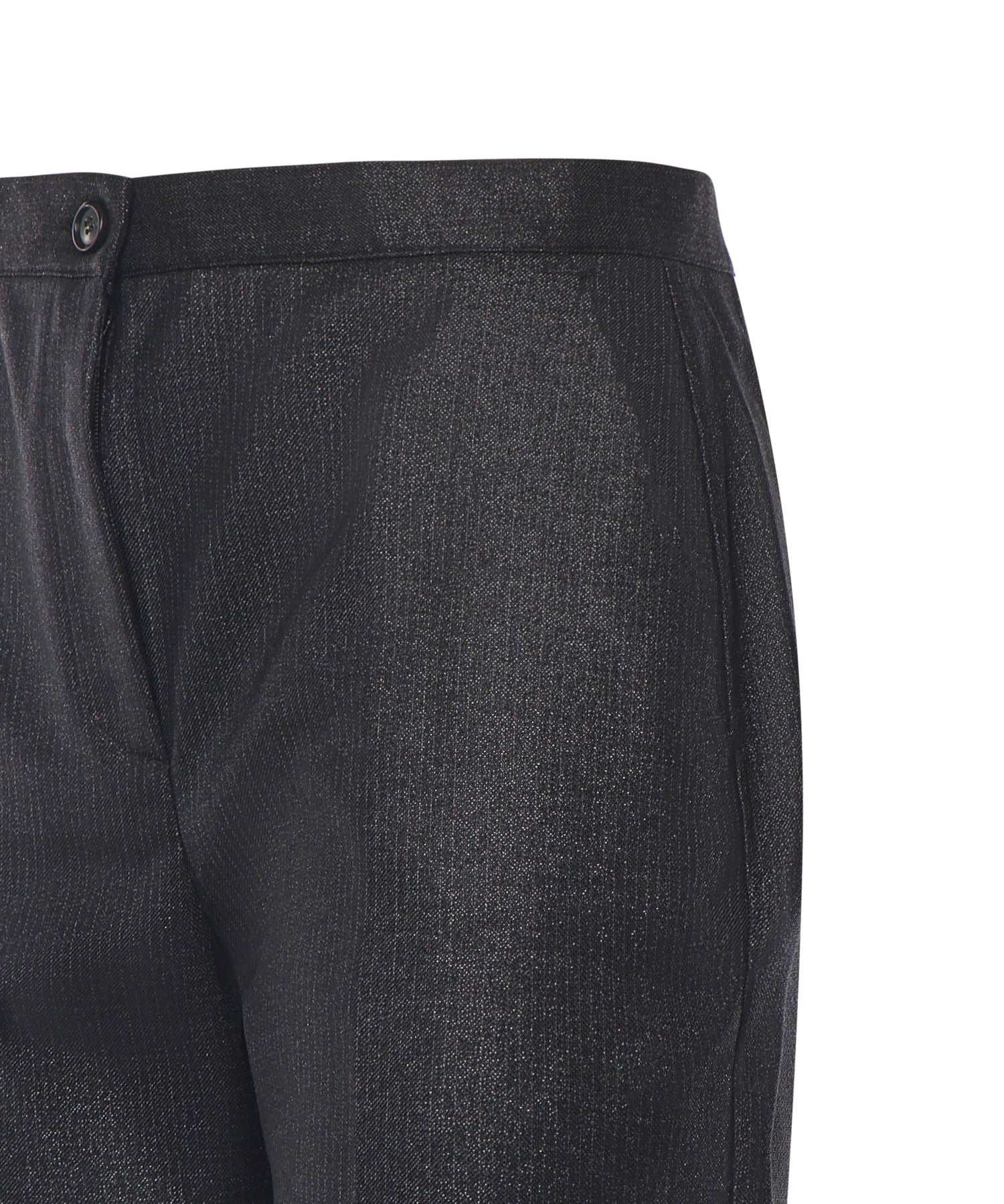 Pantaloni dritti gessati effetto brillante 106124 A305Z99 PINKO 