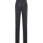 Pantaloni dritti gessati effetto brillante 106124 A305Z99 PINKO 