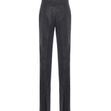 Pantaloni dritti gessati effetto brillante 106124 A305Z99 PINKO 