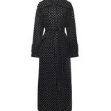 Trench con strass e borchie 106154 A30WZ99 PINKO 