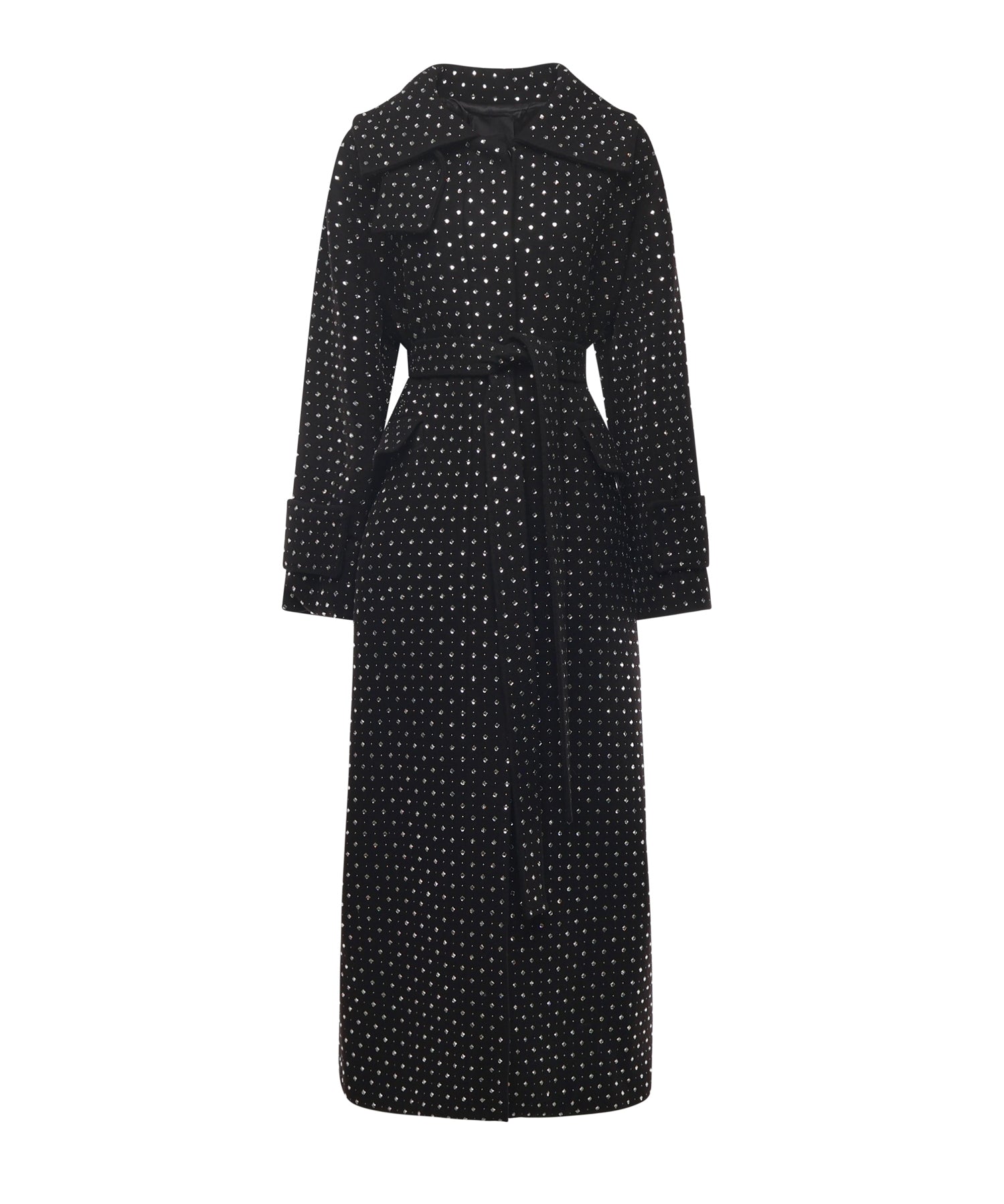 Trench con strass e borchie 106154 A30WZ99 PINKO 