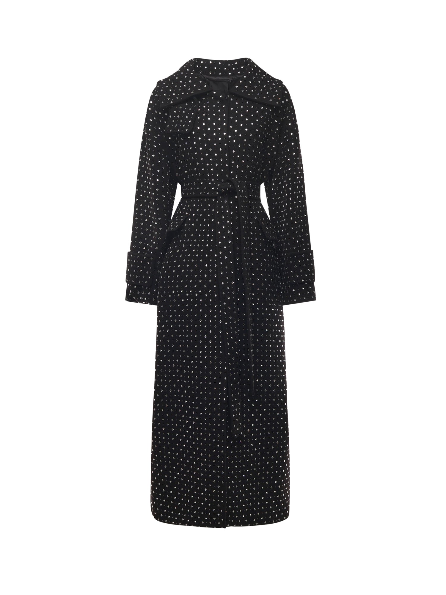 Trench con strass e borchie 106154 A30WZ99 PINKO 