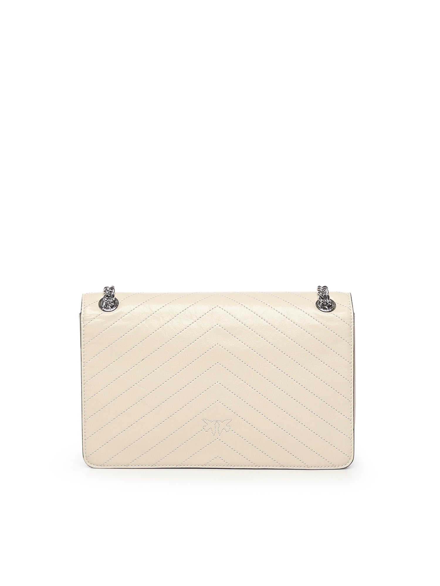 Borsa Love Bag One in pelle chevron 106174 A2JCZ14E PINKO 
