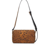 Borsa a spalla "Love One Slouchy" in suede leopardato 106244 A32AM35Q PINKO 