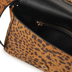 Borsa a spalla "Love One Slouchy" in suede leopardato 106244 A32AM35Q PINKO 