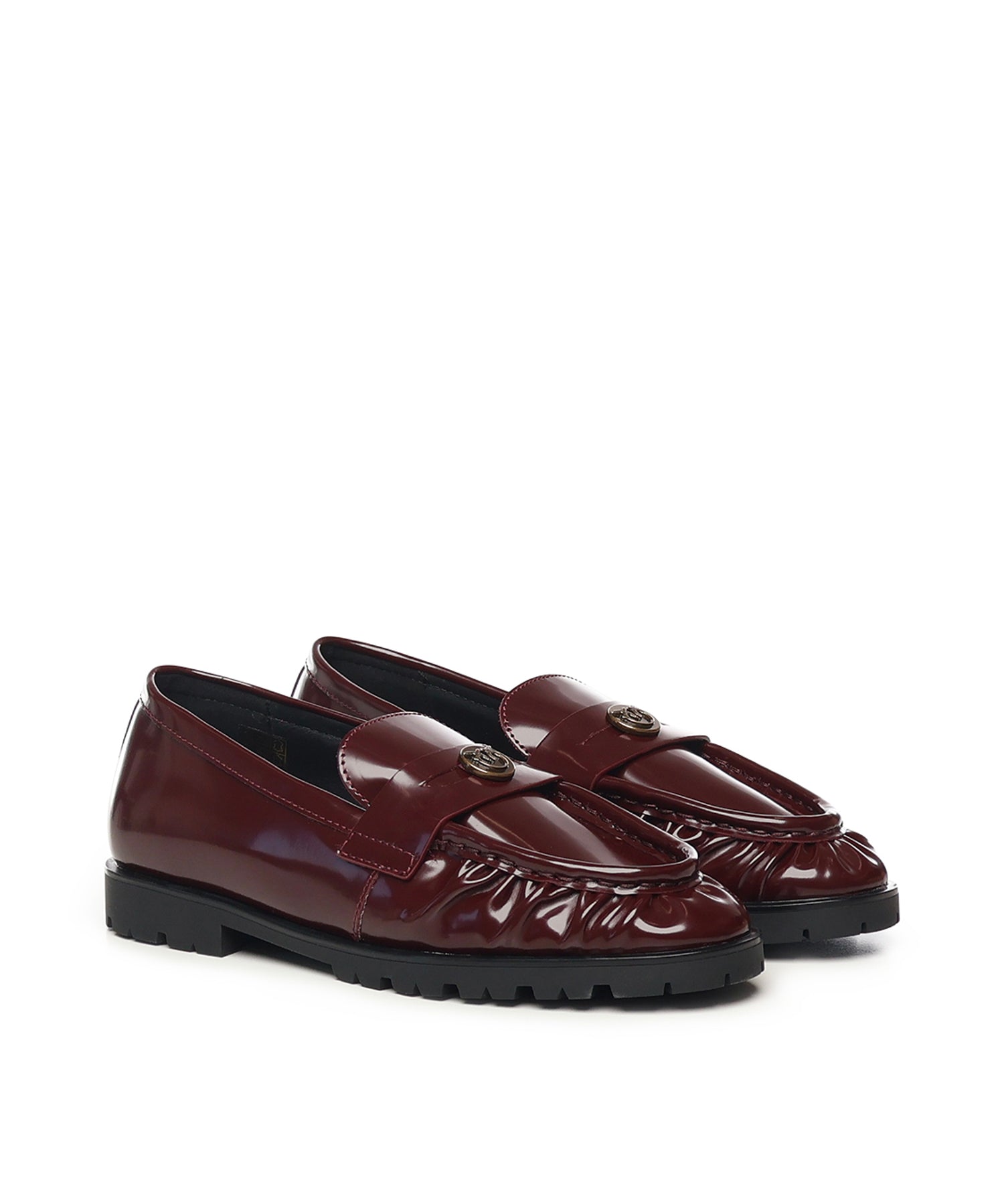 Mocassini con logo SD0435 P114P61 PINKO 