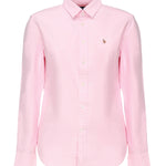 Camicia Oxford con logo<BR/> 211891377 002 POLO RALPH LAUREN 