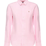 Camicia Oxford con logo<BR/> 211891377 002 POLO RALPH LAUREN 