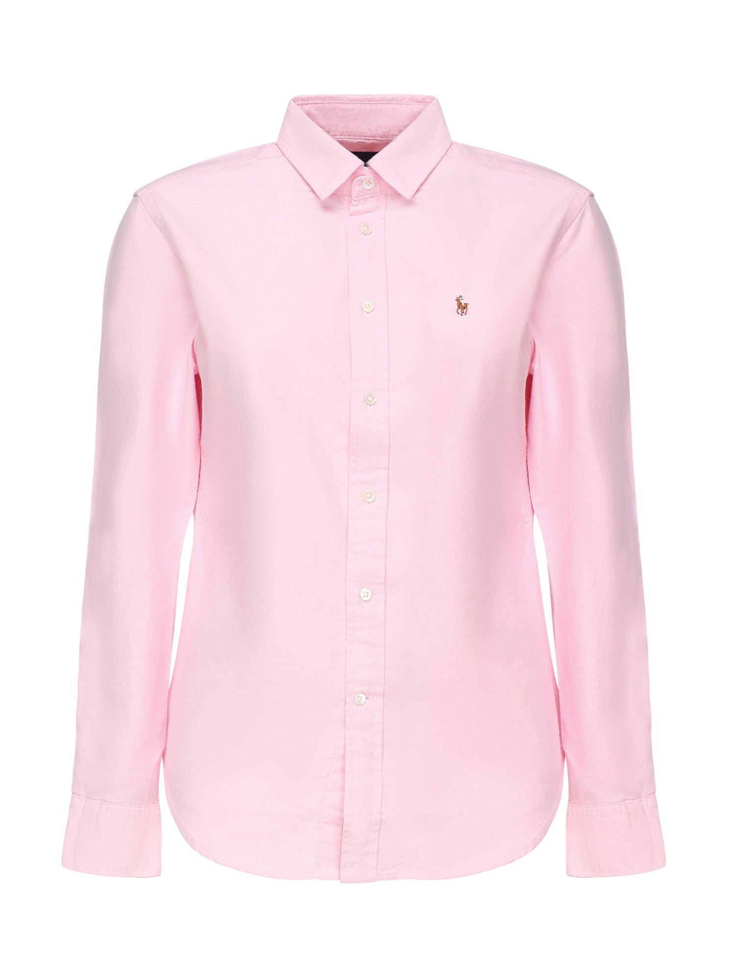 Camicia Oxford con logo<BR/> 211891377 002 POLO RALPH LAUREN 