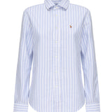 Camicia a righe Oxford con logo 211891377 004 POLO RALPH LAUREN 
