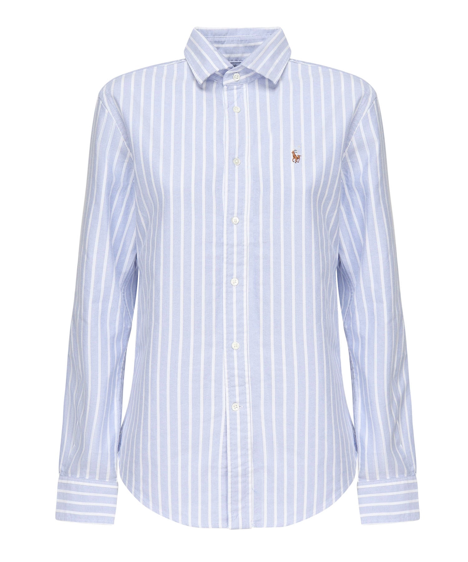 Camicia a righe Oxford con logo 211891377 004 POLO RALPH LAUREN 