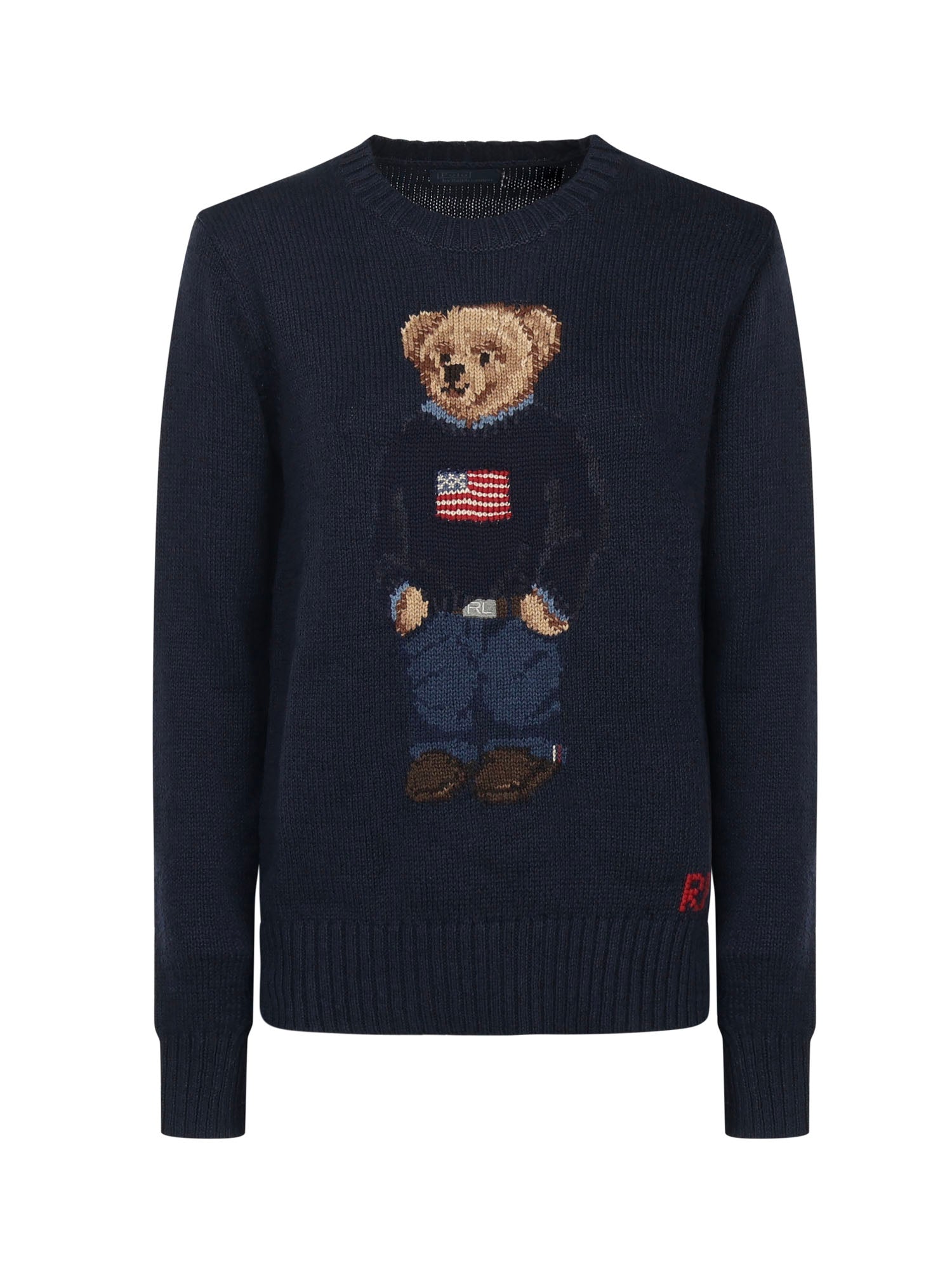 Maglia Polo Bear in cotone e lino 211927070 001 POLO RALPH LAUREN 