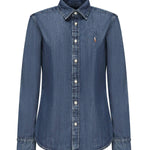 Camicia in denim con logo 211969458 001 POLO RALPH LAUREN 