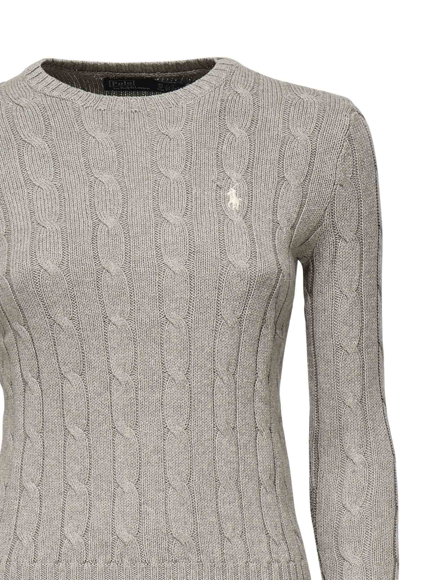 Pullover a trecce in cotone 211971795 001 POLO RALPH LAUREN 