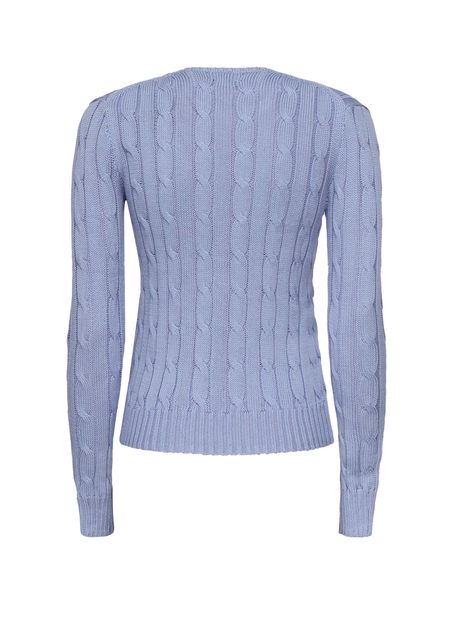 Maglione a trecce con logo 211971869 009 POLO RALPH LAUREN 