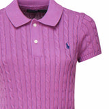 Polo cropped a trecce<BR/> 211972118 002 POLO RALPH LAUREN 