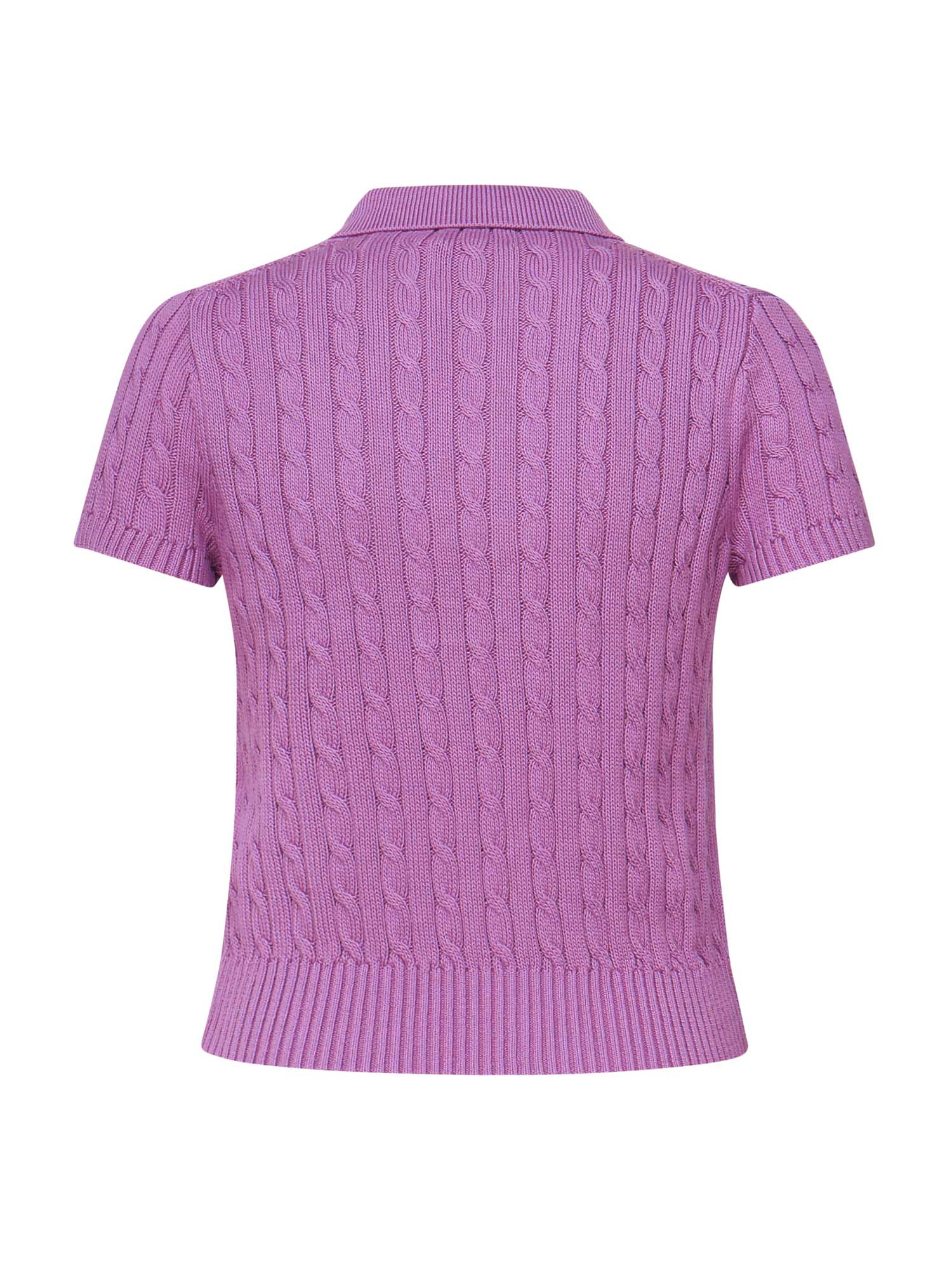 Polo cropped a trecce<BR/> 211972118 002 POLO RALPH LAUREN 