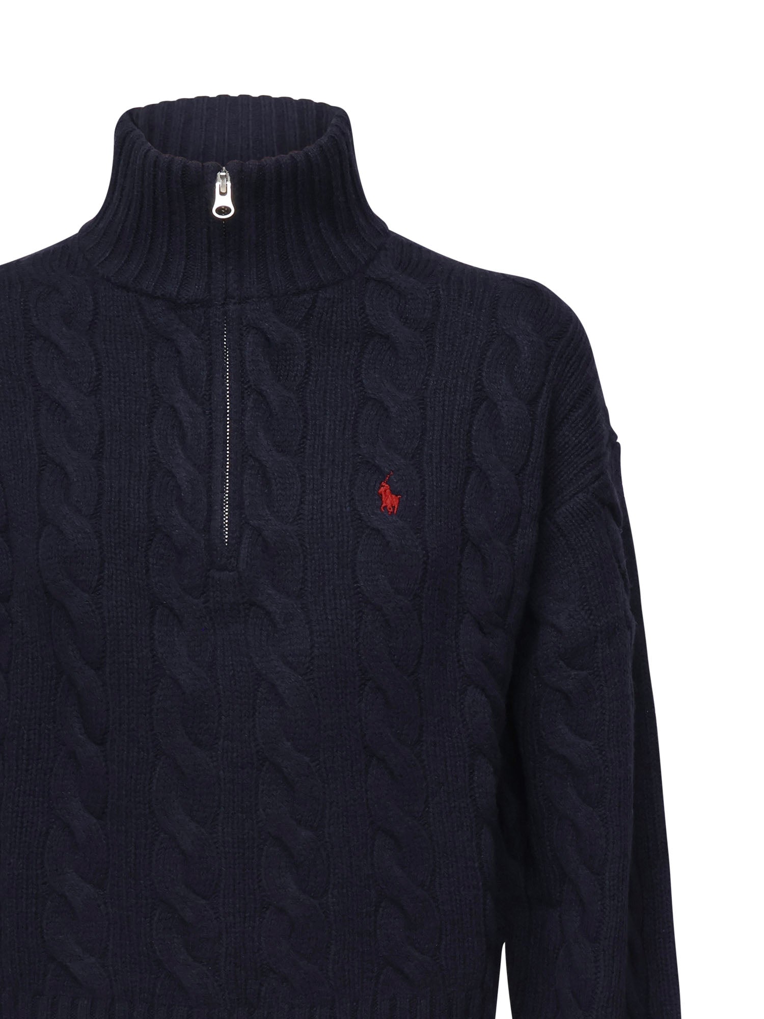 Maglione in lana e cashmere con logo 211972130 004 POLO RALPH LAUREN 