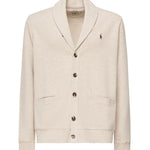 Cardigan in misto cotone con logo 710877008 008 POLO RALPH LAUREN 