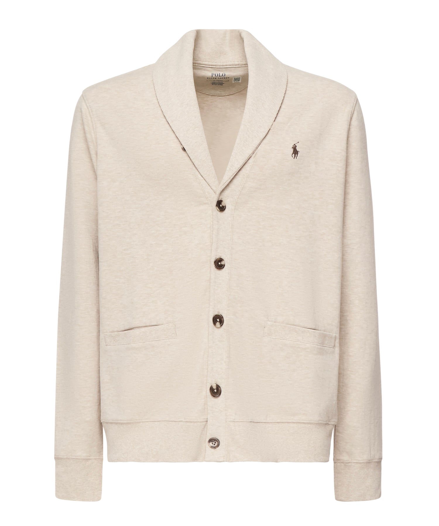 Cardigan in misto cotone con logo 710877008 008 POLO RALPH LAUREN 