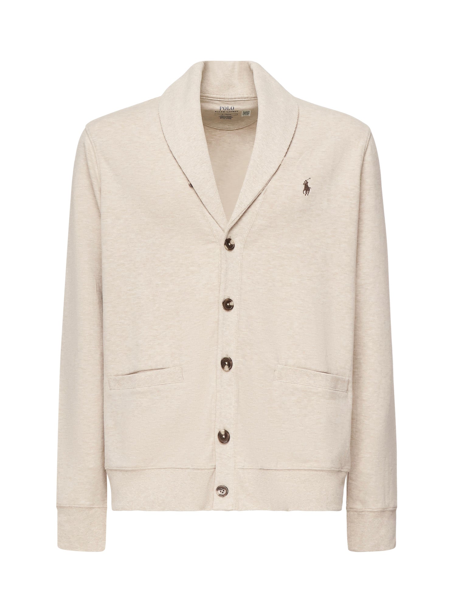 Cardigan in misto cotone con logo 710877008 008 POLO RALPH LAUREN 