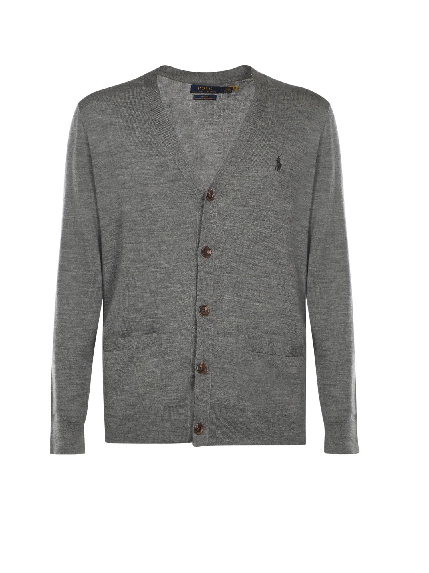 Cardigan con logo 710946144 004 POLO RALPH LAUREN 