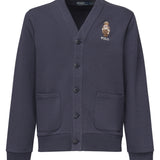 Cardigan con ricamo logo 710980316 001 POLO RALPH LAUREN 