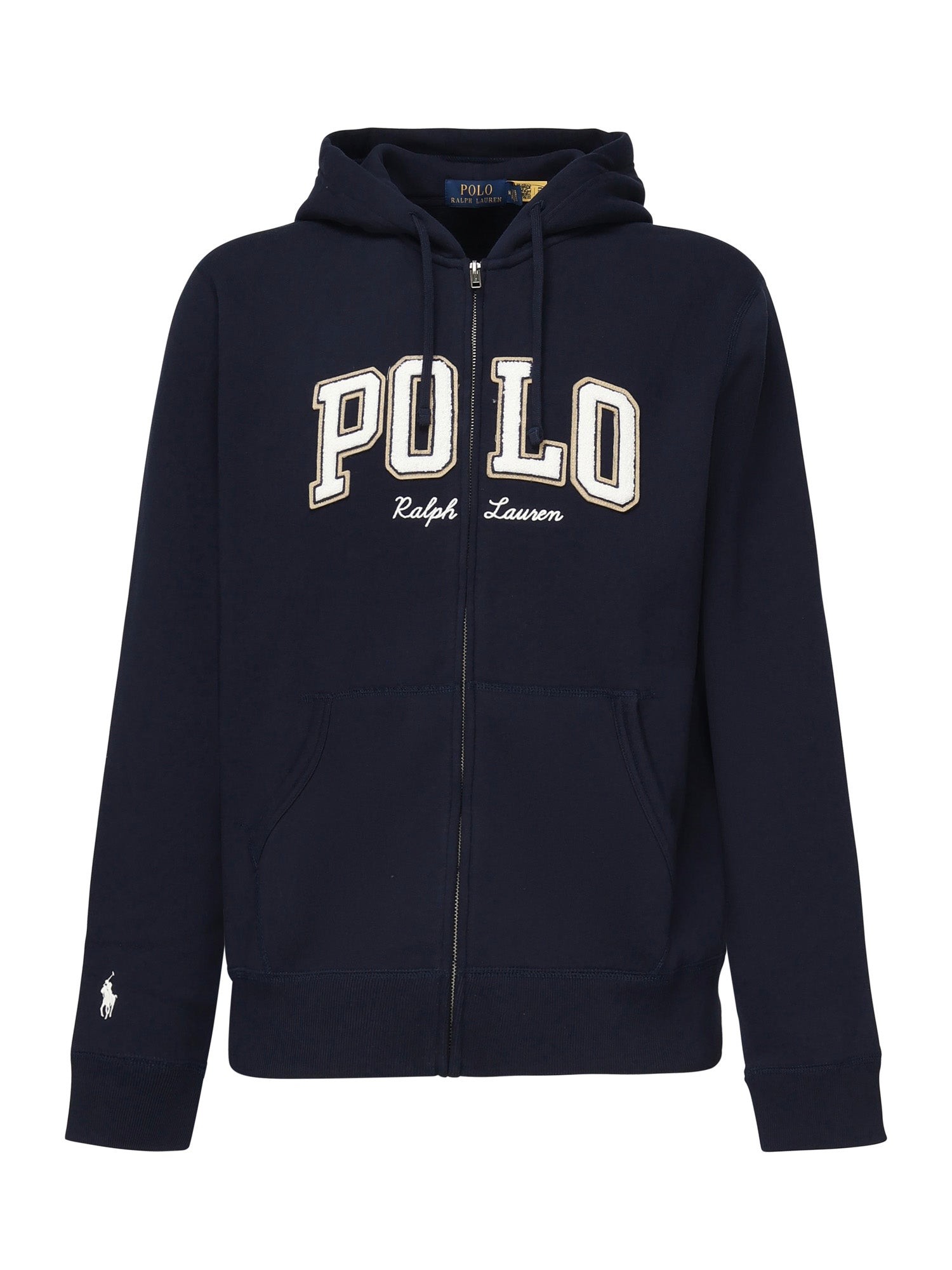 Felpa con zip e logo 710981151 002 POLO RALPH LAUREN 