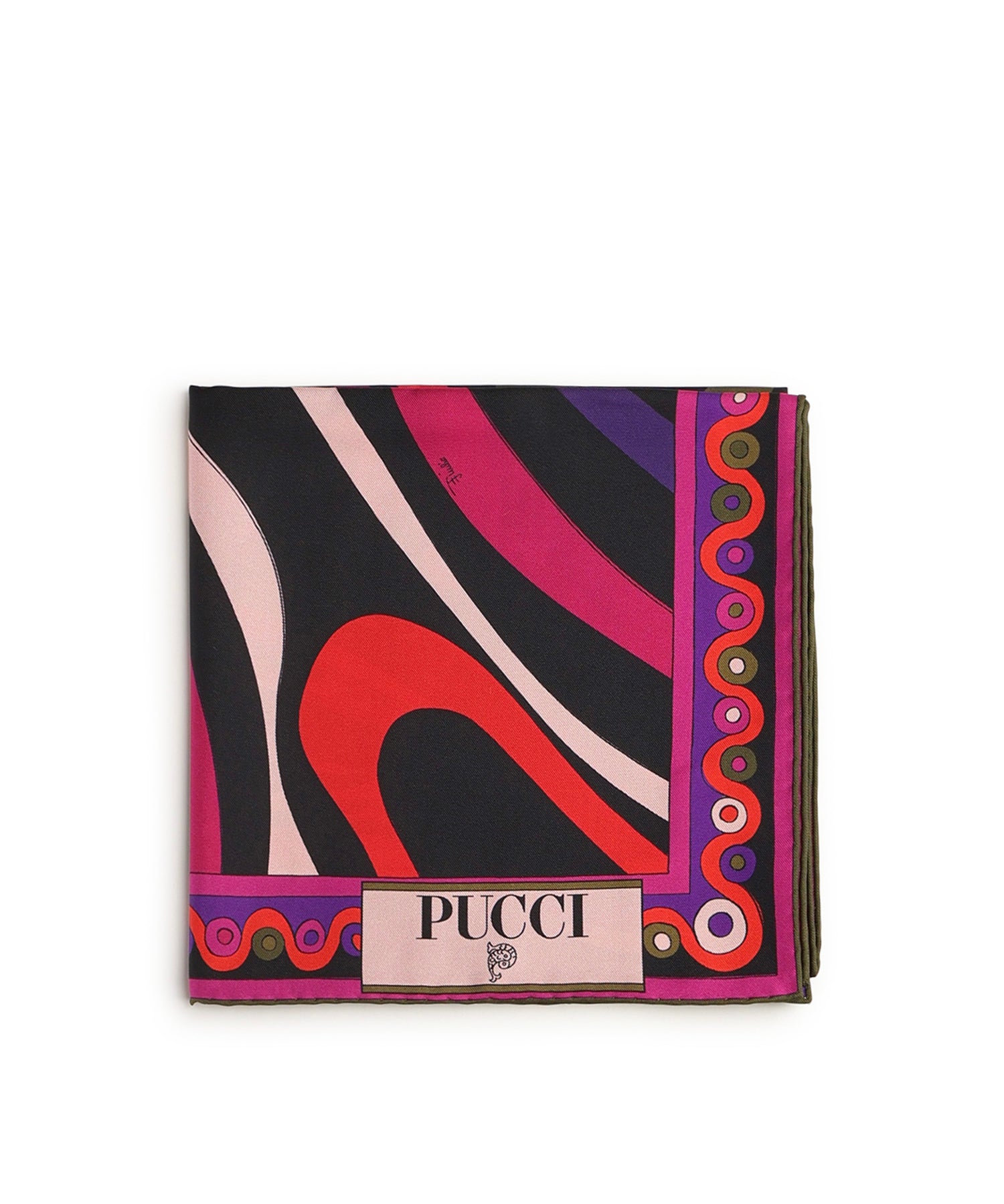 Foulard in seta con stampa Marmo 5UGB43 5UC131 PUCCI 