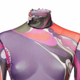 Abito in tulle con stampa Orchidee 5UJI26 5U839017 PUCCI 