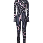 Jumpsuit in lycra con stampa Marmo 5UJI40 5U765002 PUCCI 