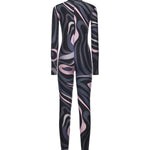 Jumpsuit in lycra con stampa Marmo 5UJI40 5U765002 PUCCI 