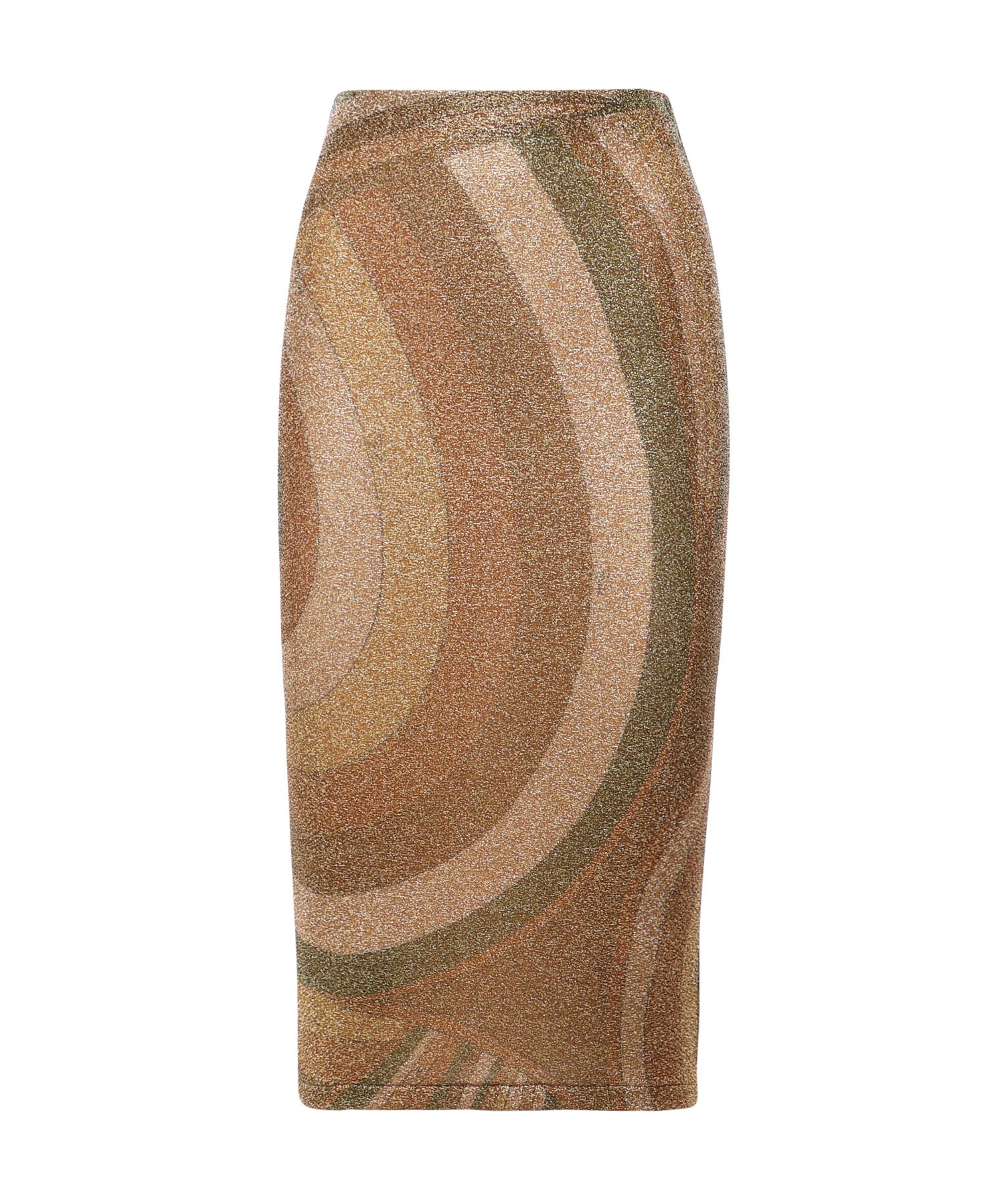 Gonna midi in jersey lamé con stampa Iride 5UJV11 5U867993 PUCCI 