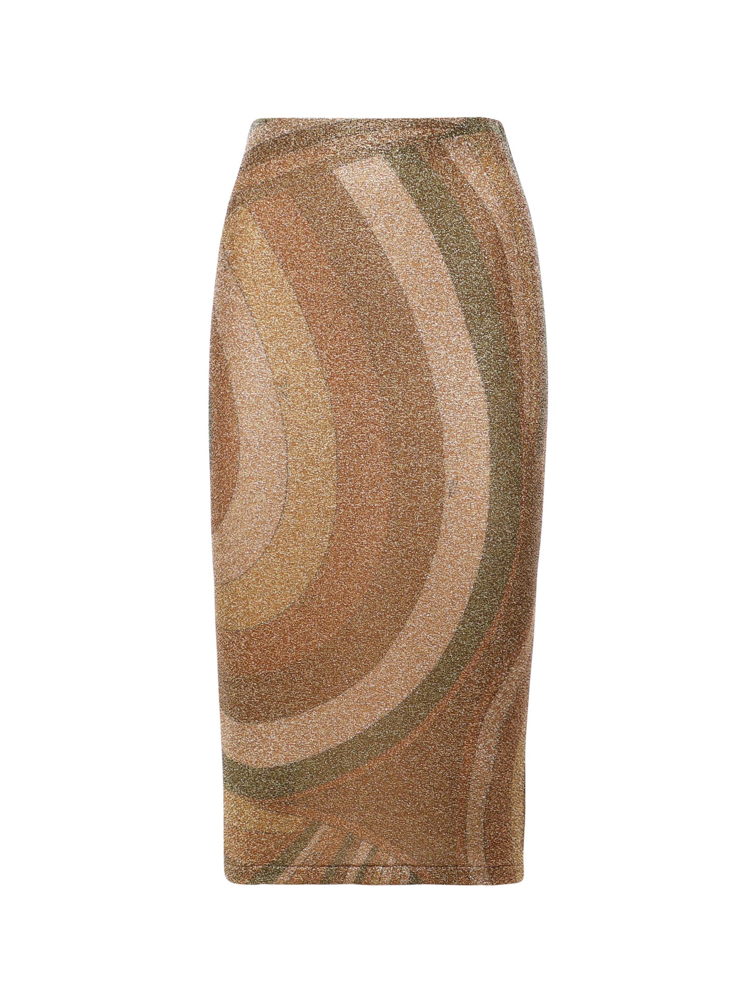 Gonna midi in jersey lamé con stampa Iride 5UJV11 5U867993 PUCCI 