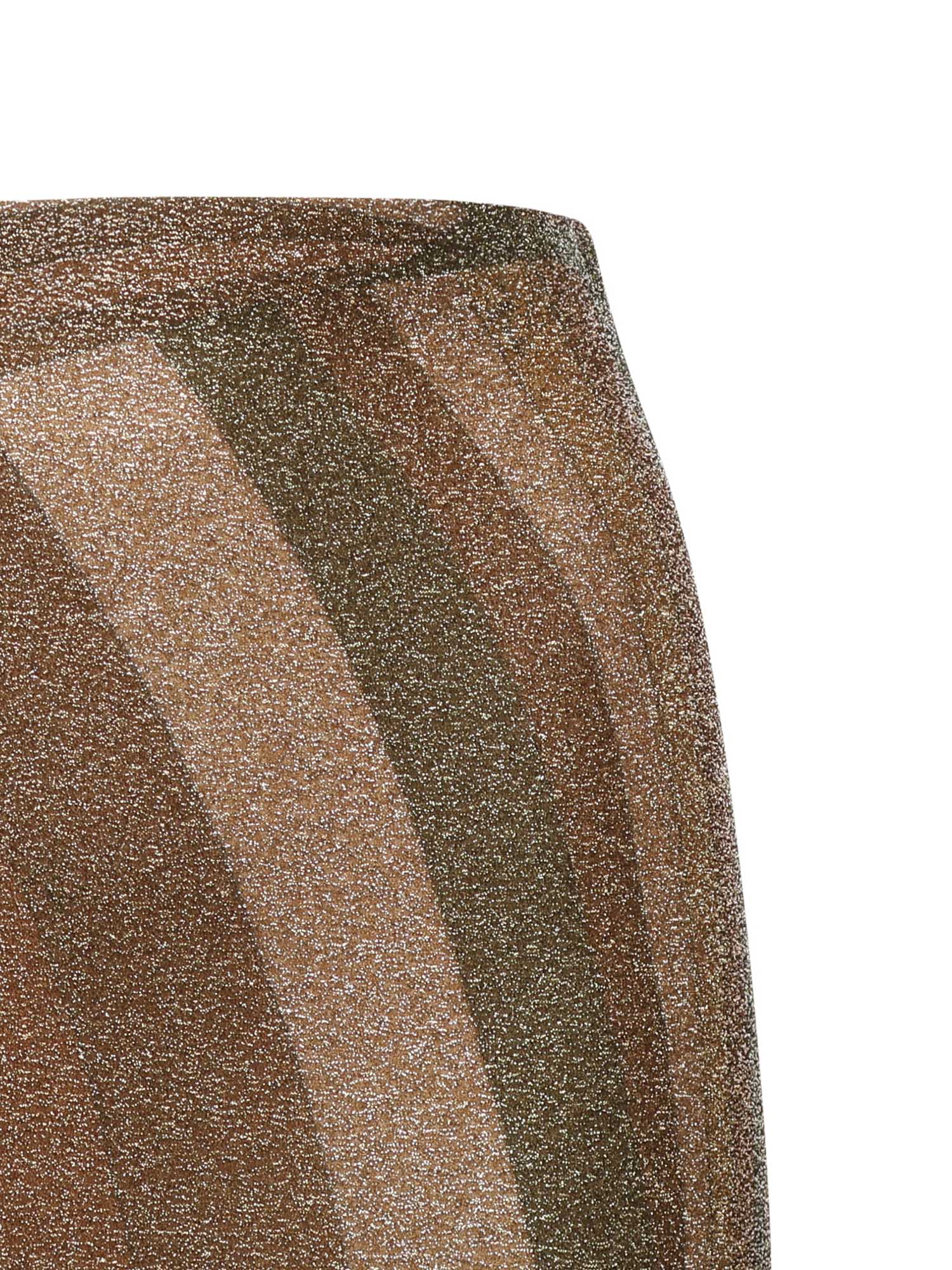 Gonna midi in jersey lamé con stampa Iride 5UJV11 5U867993 PUCCI 