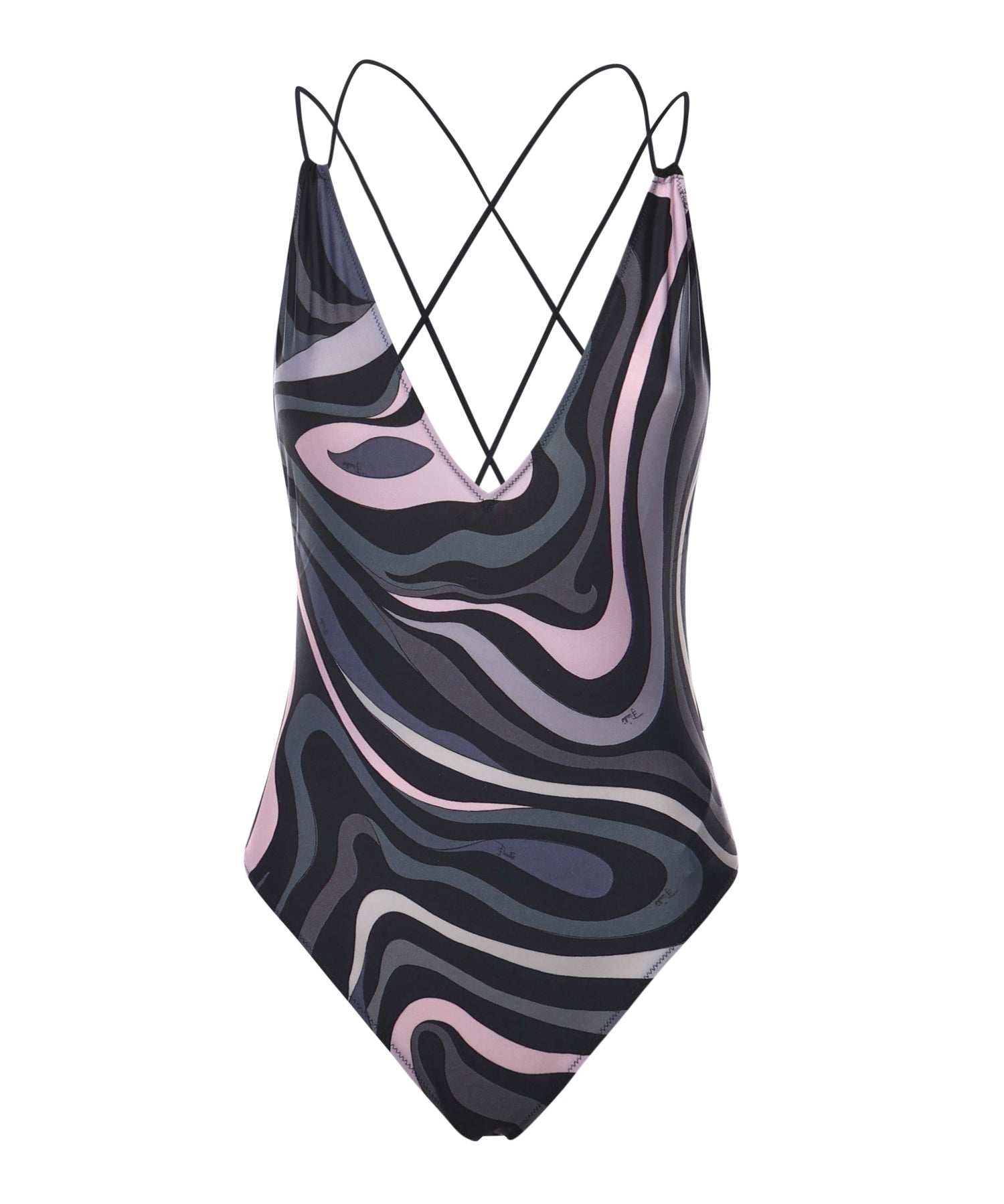Costume da bagno con stampa Marmo<BR/> 5UMC01 5U775068 PUCCI 