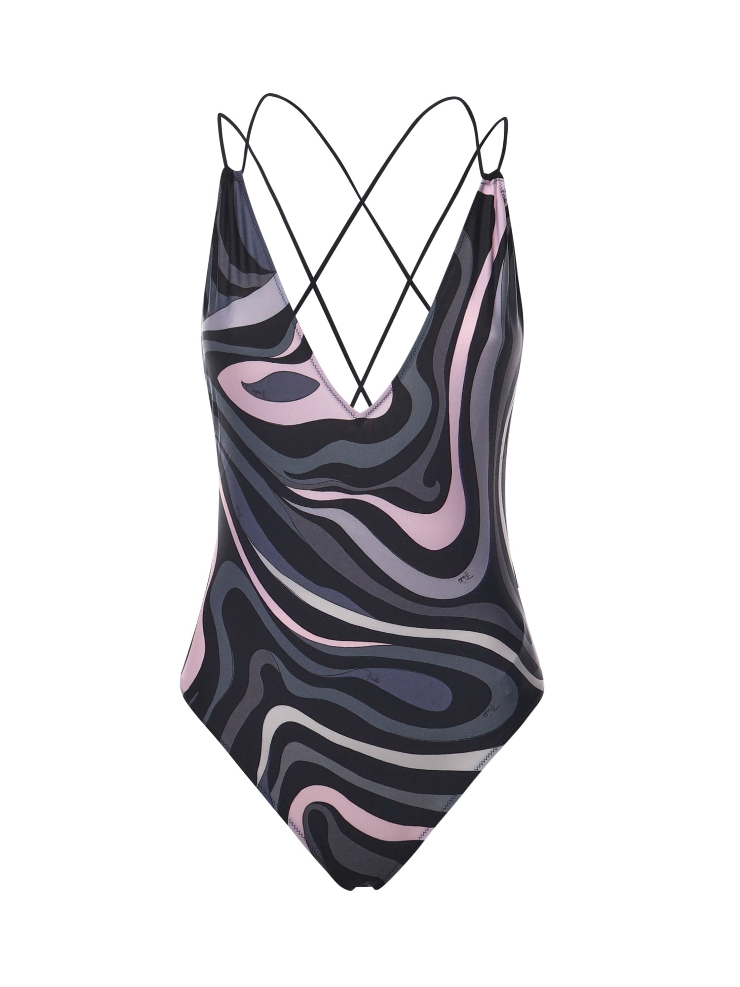 Costume da bagno con stampa Marmo<BR/> 5UMC01 5U775068 PUCCI 