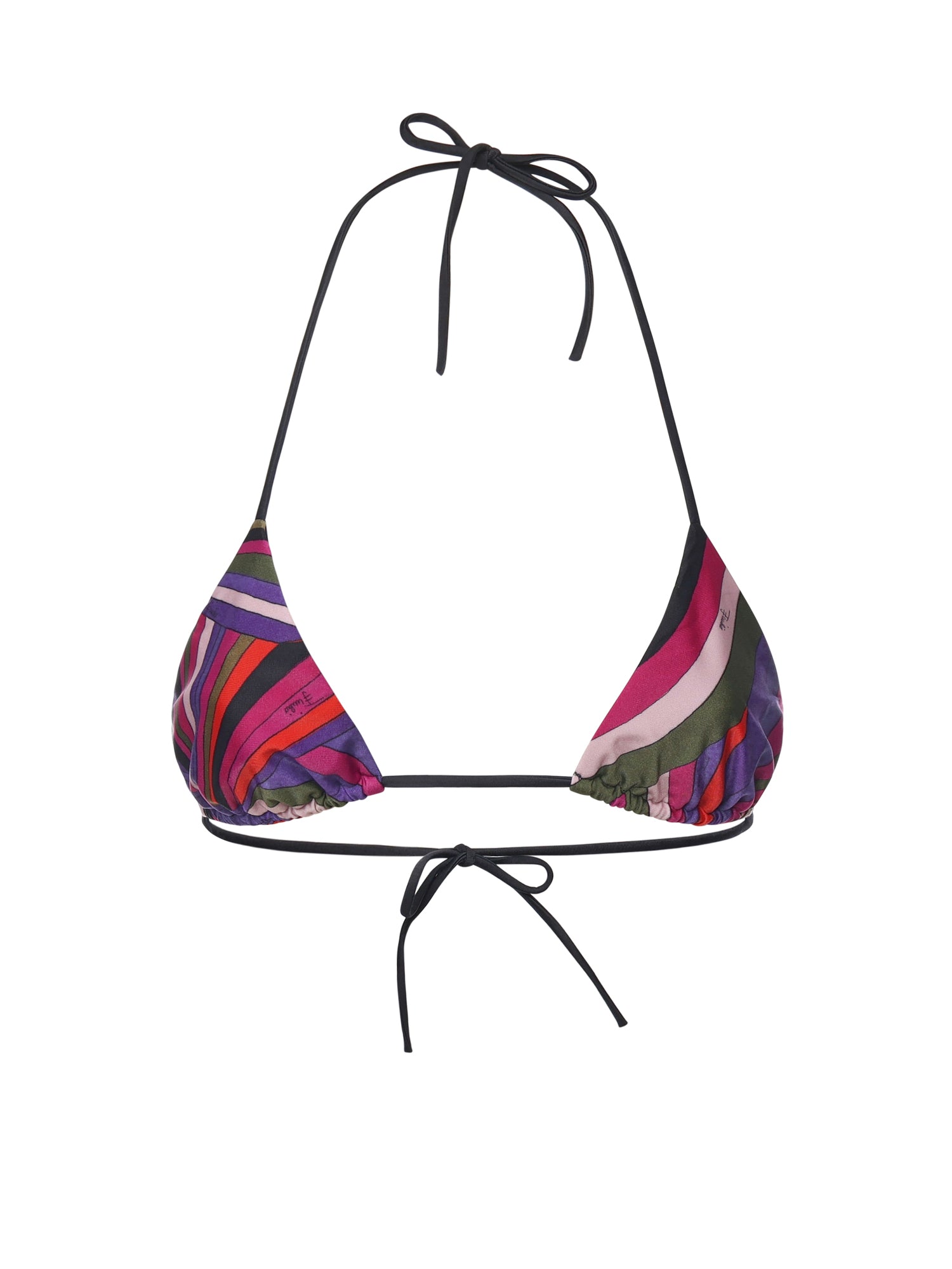 Top bikini a triangolo con stampa Iride 5UMX22 5U755011 PUCCI 