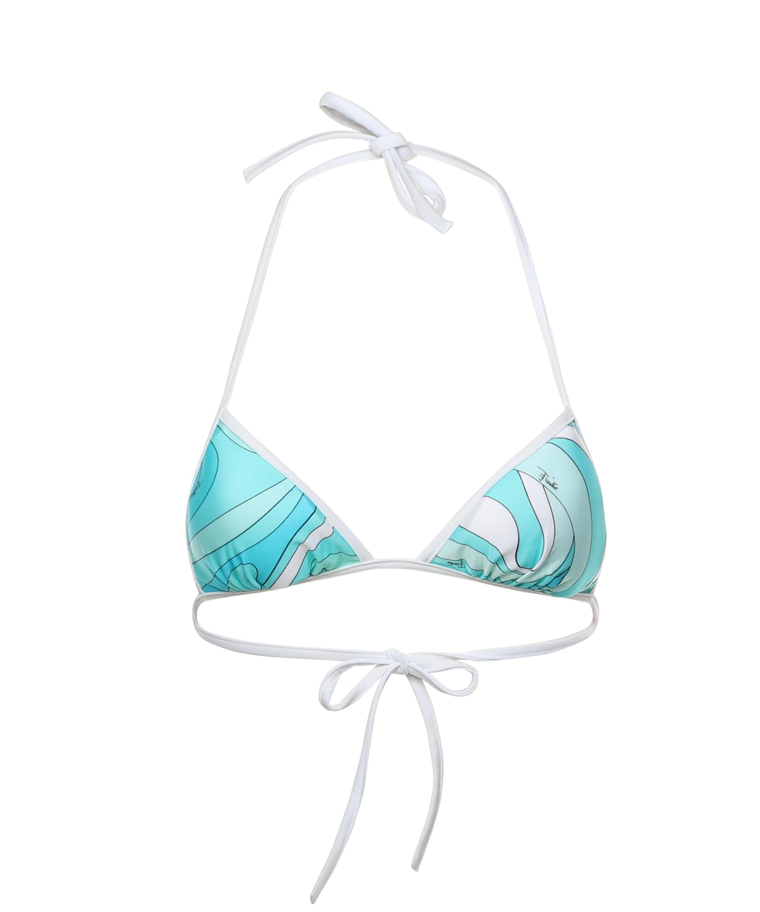 Bikini a triangolo con stampa marmo 5UMX71 5U775067 PUCCI 