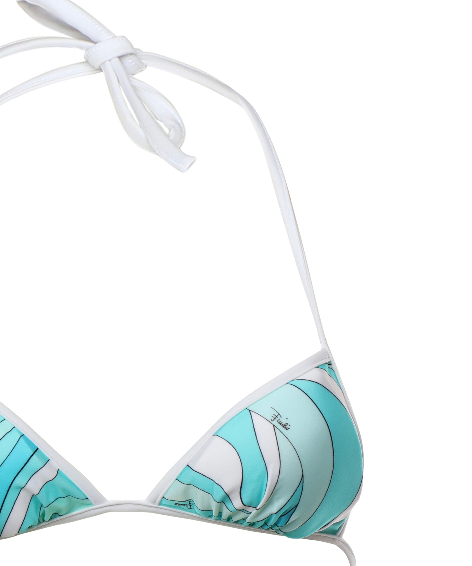 Bikini a triangolo con stampa marmo 5UMX71 5U775067 PUCCI 