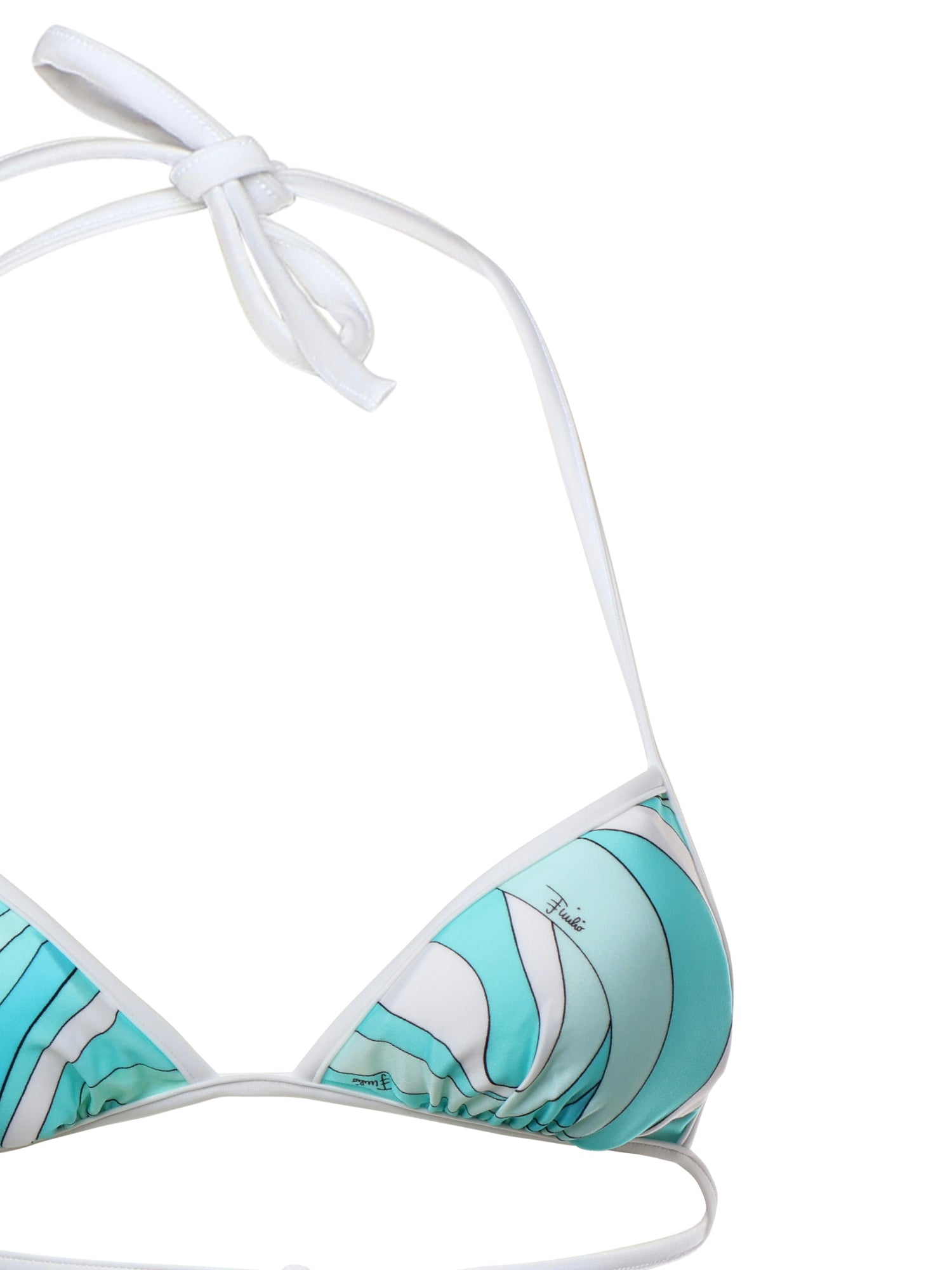 Bikini a triangolo con stampa marmo 5UMX71 5U775067 PUCCI 