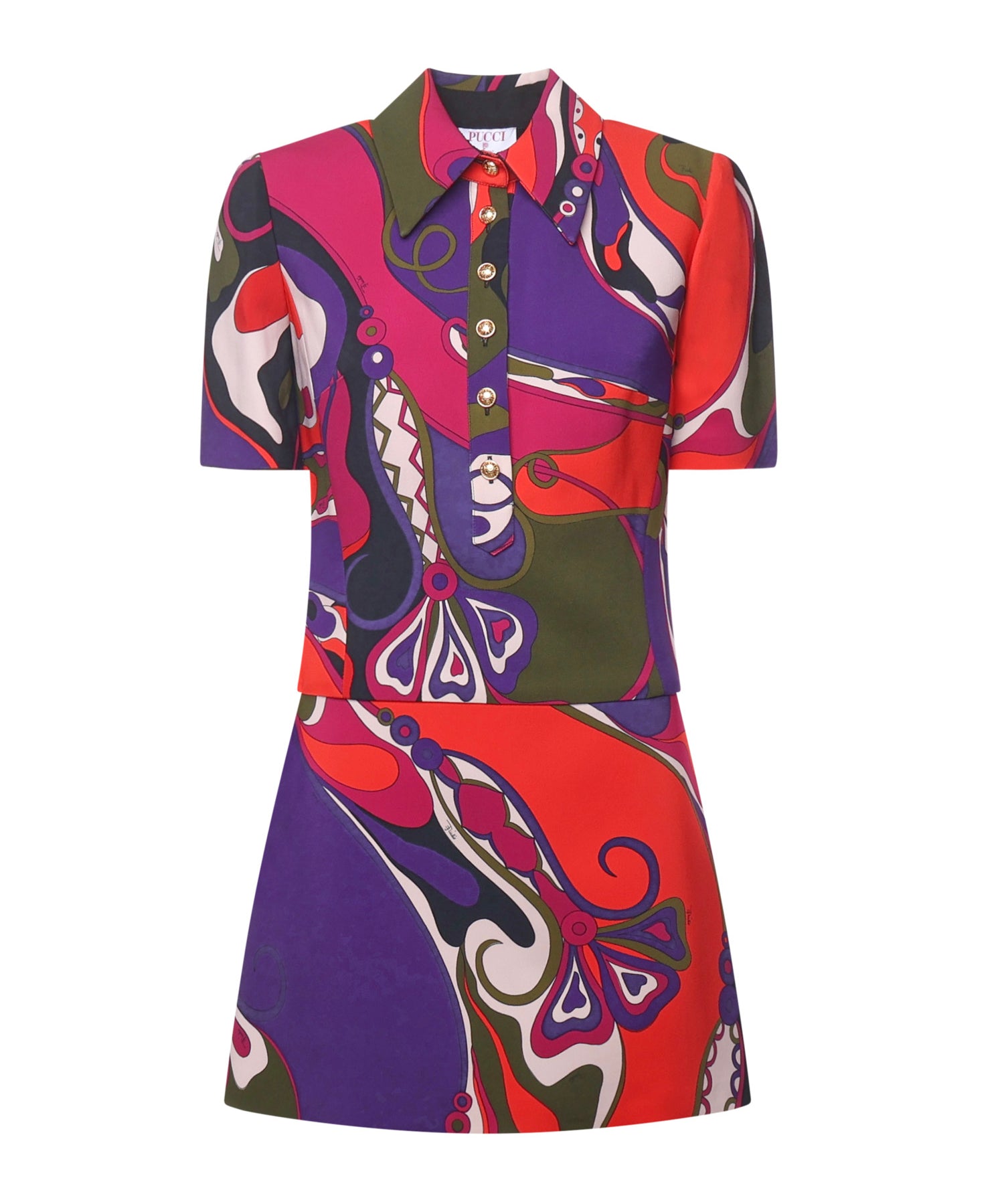 Abito in stampa orchidee 5URG15 5U738017 PUCCI 
