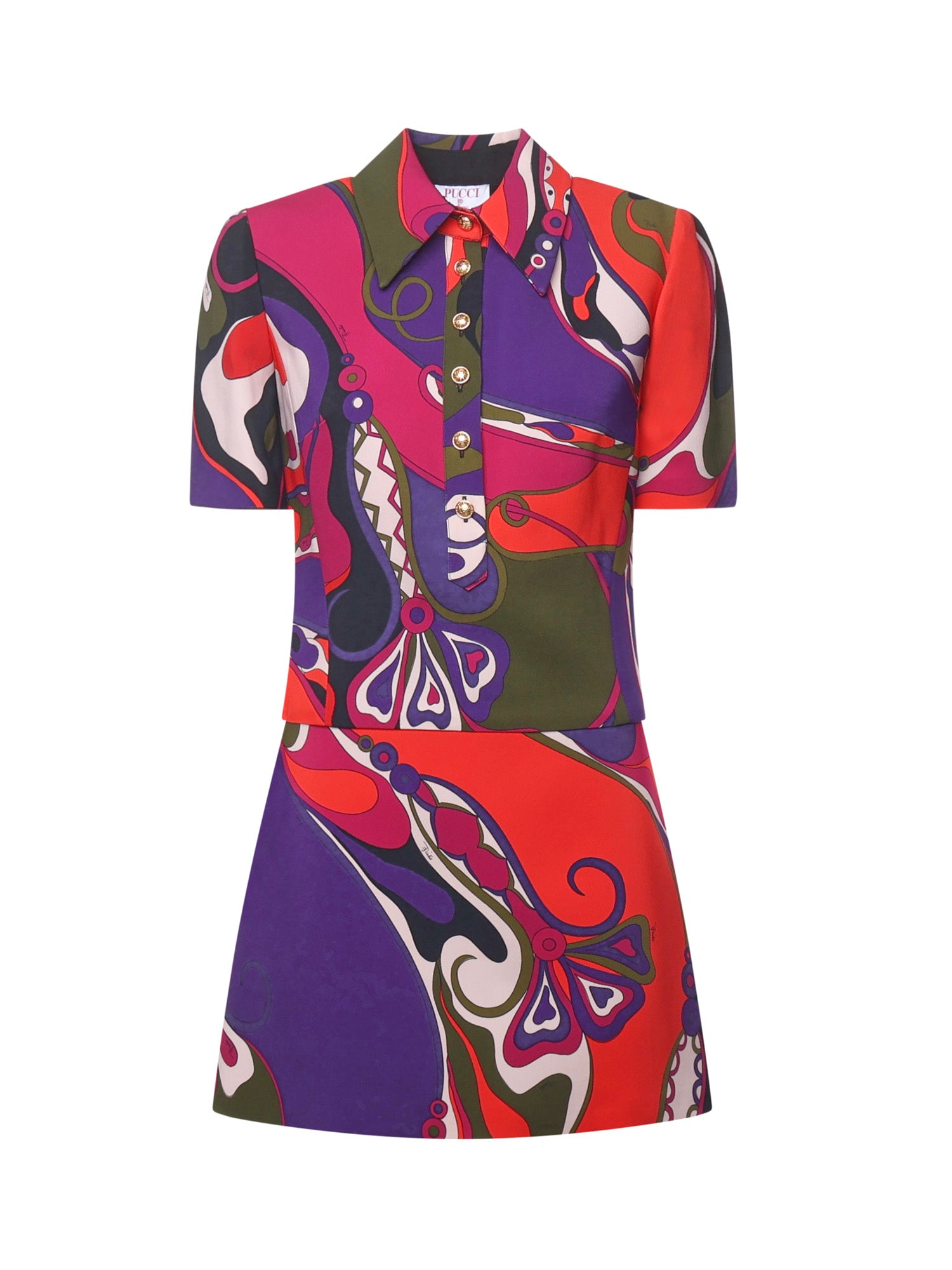 Abito in stampa orchidee 5URG15 5U738017 PUCCI 