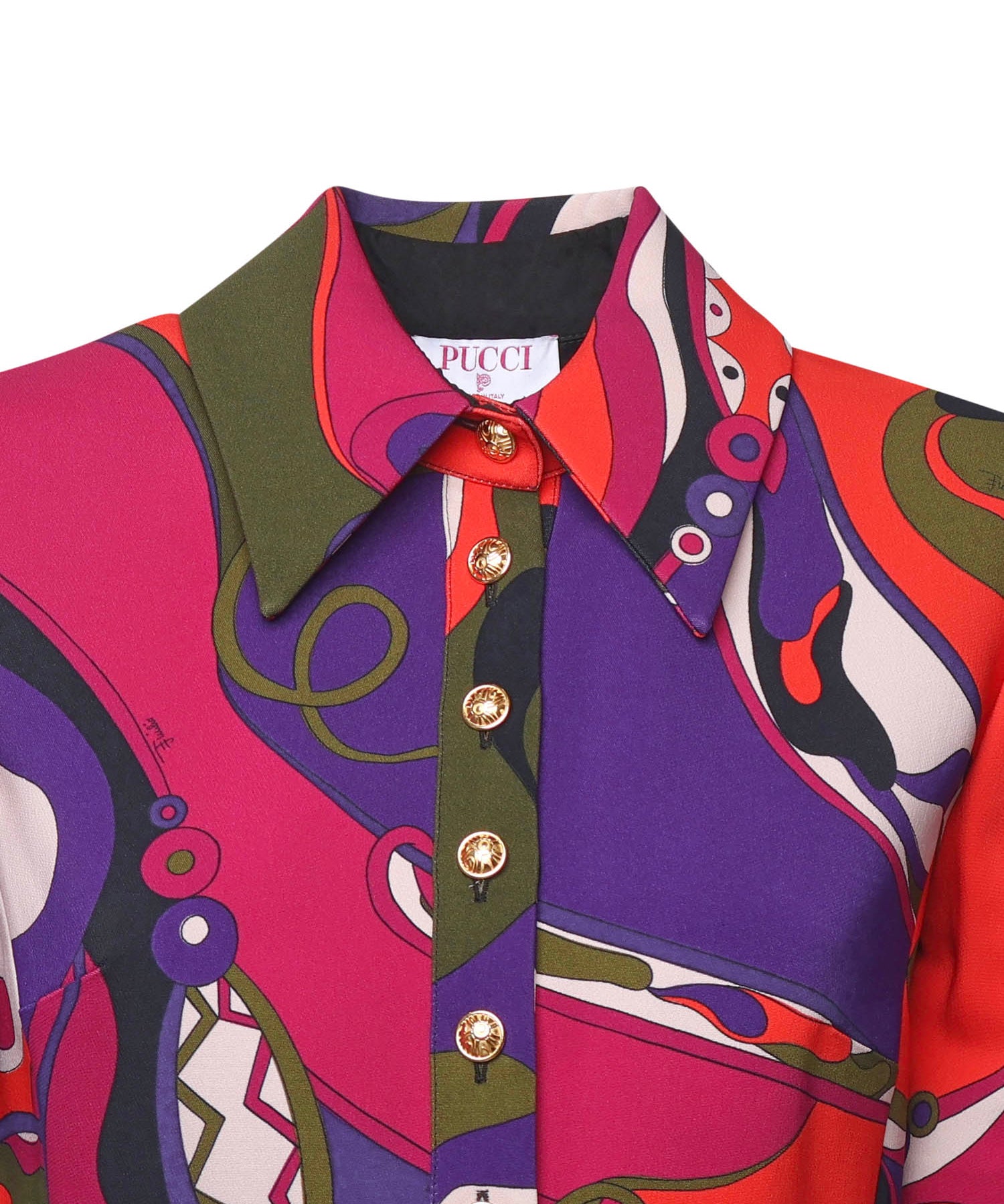 Abito in stampa orchidee 5URG15 5U738017 PUCCI 