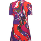 Abito in stampa orchidee 5URG15 5U738017 PUCCI 