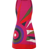 Abito a trapezio con stampa hawaiana 5URG42 5U849030 PUCCI 