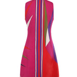 Abito a trapezio con stampa hawaiana 5URG42 5U849030 PUCCI 