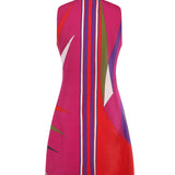 Abito a trapezio con stampa hawaiana 5URG42 5U849030 PUCCI 