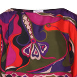 Abito lungo con stampa Orchidee 5URI30 5U731017 PUCCI 