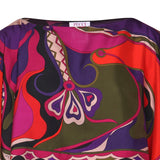 Abito lungo con stampa Orchidee 5URI30 5U731017 PUCCI 
